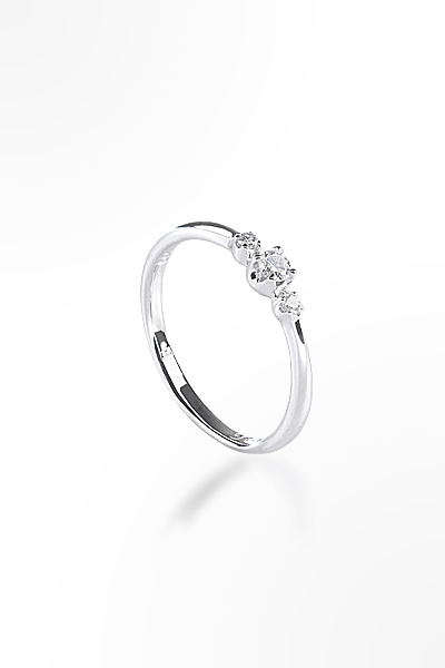 H&E《輕盈》Lite Dimond Ring 鑽石戒指 0.10克拉