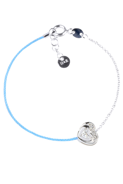 H&E《微奢華》Lite Heart Bracelet 心型繩手鍊
