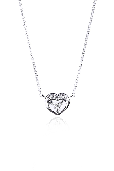 H&E《微奢華》Lite Heart Necklace 心型墜鍊