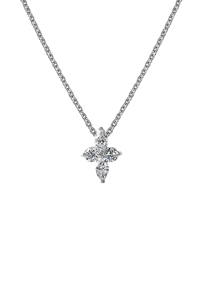 H&E《星芒》Star Light Diamond Ring 鑽石項鍊白K金款