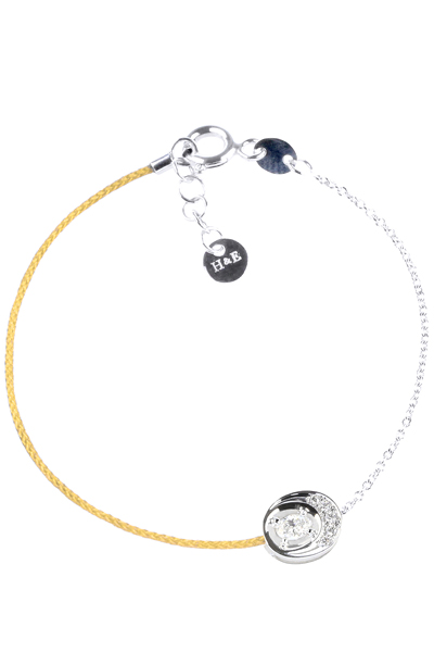 H&E《微奢華》Lite Oval Bracelet 橢圓型繩手鍊